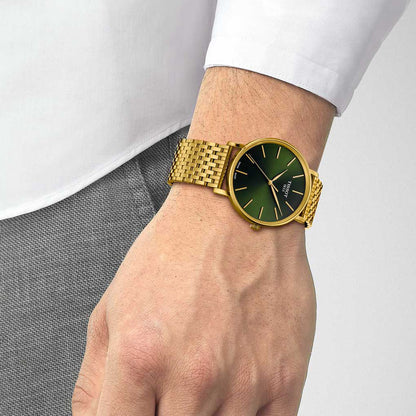 Everytime Gent 40MM Grün Gold Milanaise