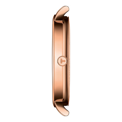 Everytime Gent 40MM Silver Leather Brown
