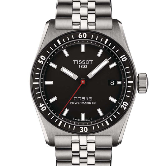 Tissot PR Powermatic 80 Steel Black T1494071105100