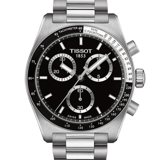 PR 516 40MM Chrono Quarz Black Metal