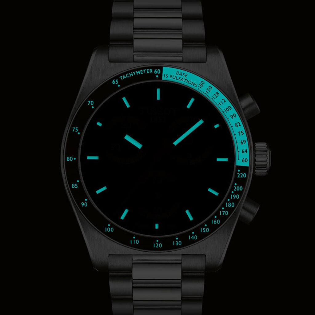PR 516 40MM Chrono Quarz Black Metal