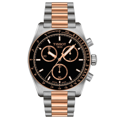 PR 516 40MM Chrono Quarz Bicolor Rosé Black Metal