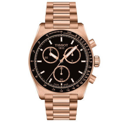 PR 516 40MM Chrono Quarz Roségold Black Metal