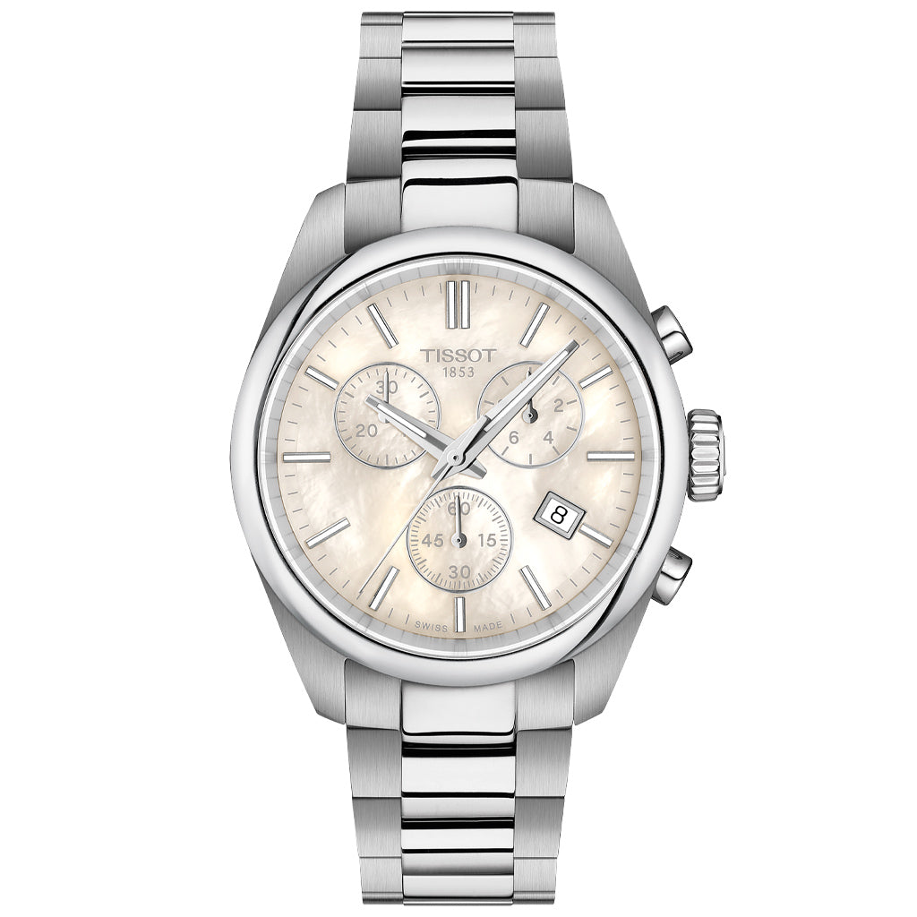 PR 100 36MM Chrono Silver Metal
