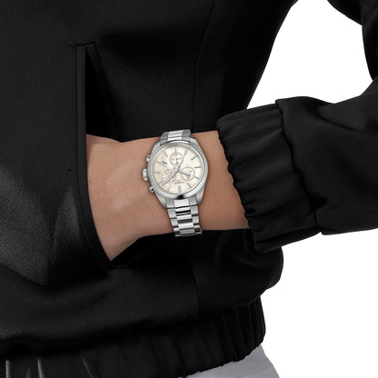 PR 100 36MM Chrono Silver Metal