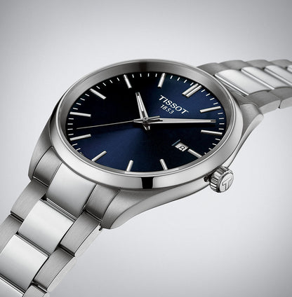PR 100 40MM Dark Blue Metal Silver