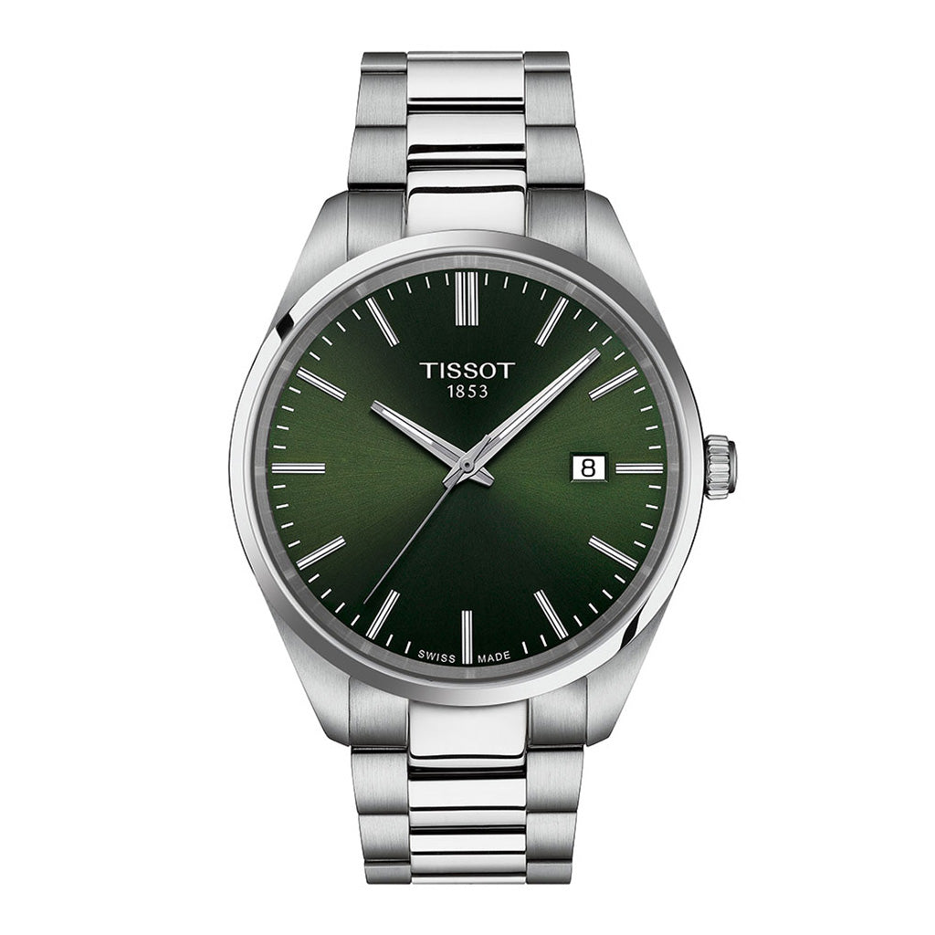PR 100 40MM Green Metal Silver