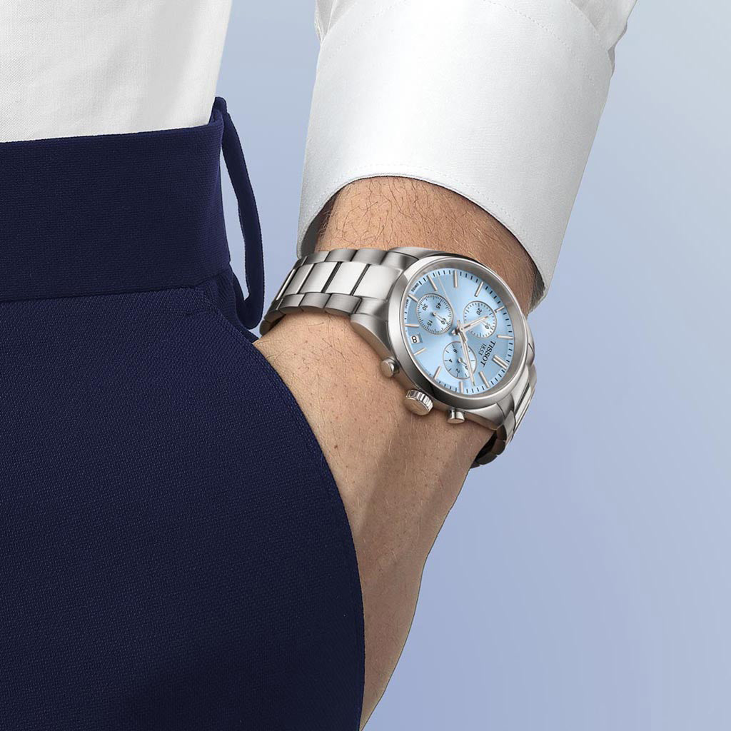PR 100 40MM Chrono Light Blue