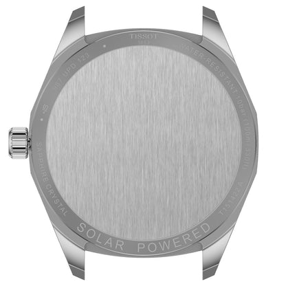 Tissot PRC 100 Solar 39MM Silver Leather Brown