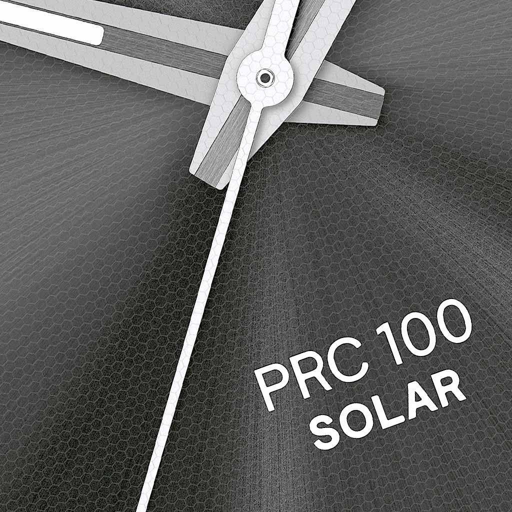 Tissot PRC 100 Solar 39MM Black Leather Black