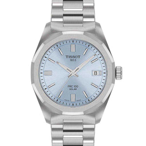 Tissot PRC 100 Solar 34 mm Steel Ice Blue T1518221135100