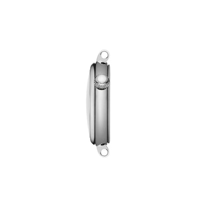 Desir 28MM Perlmutt Diamonds Silber