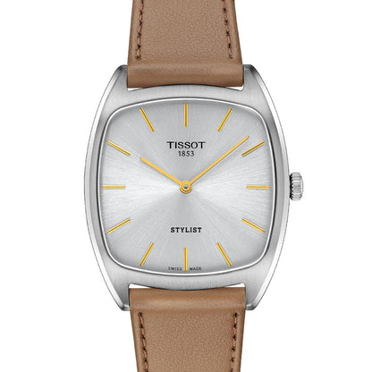 Tissot Stylist Blue Leather T1599091603100