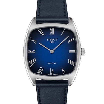 Tissot Stylist Blue Leather T1599091604300