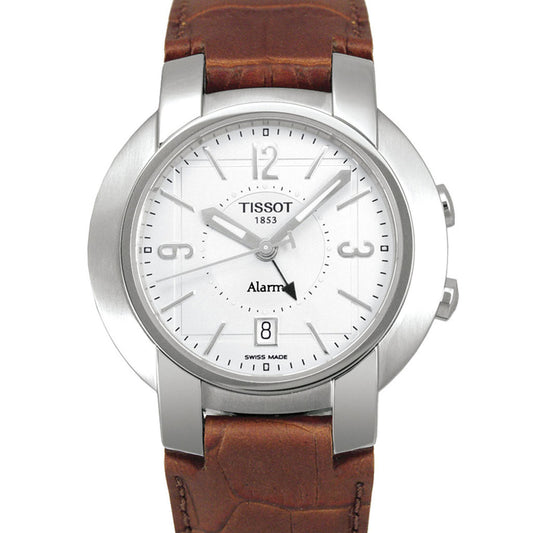 Tissot Alarm Date TXL & TXS White Leather Brown T60.1.416.32