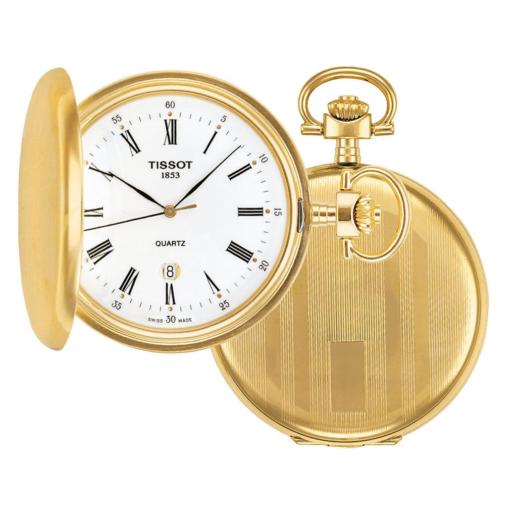 Savonnette 48MM White Metal Gold PVD