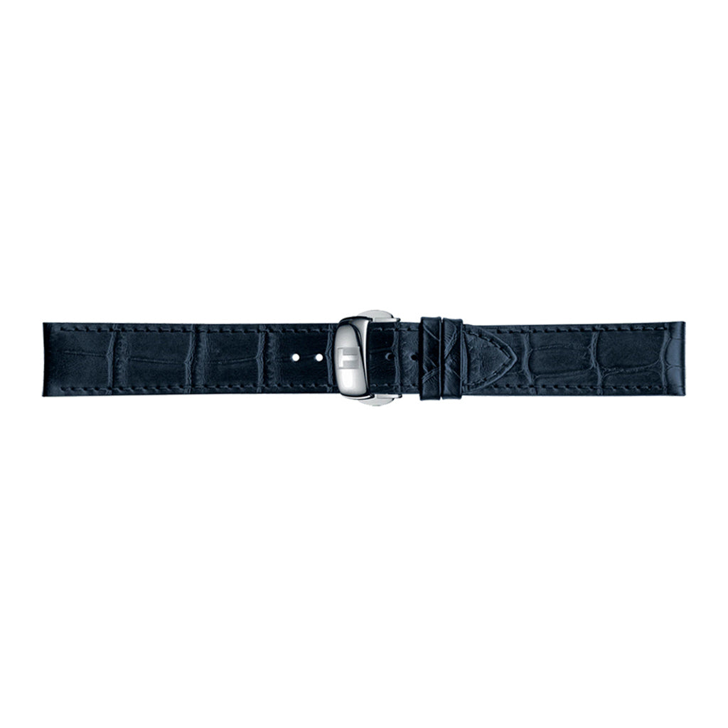 Tissot 19 mm Leather Dark Blue T852.032.781