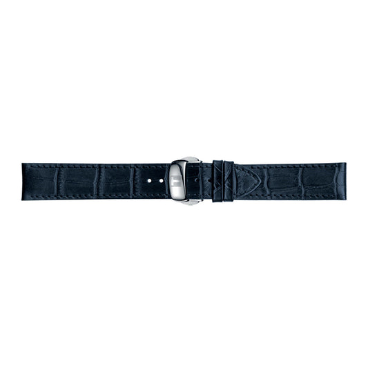 Tissot 19 mm Leather Dark Blue T852.032.781