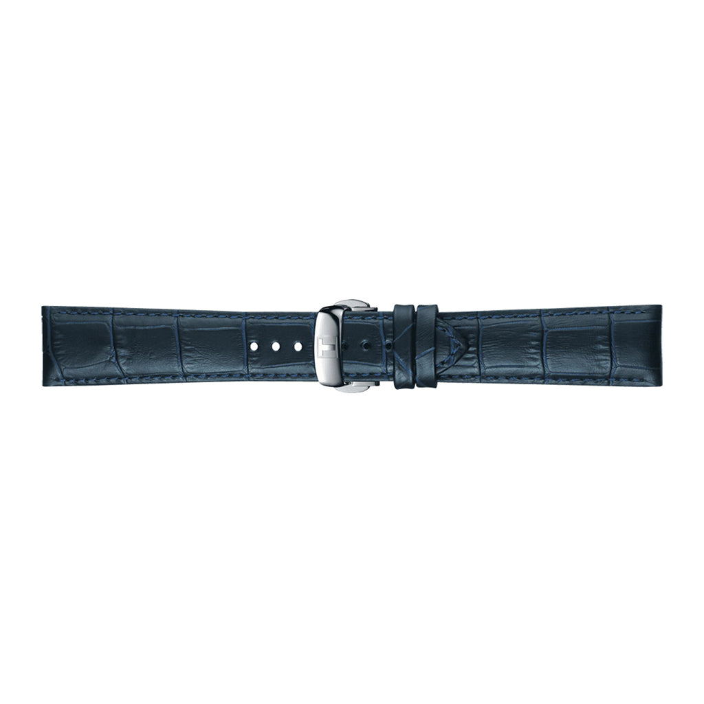 Tissot 21 mm Leather Dark Blue T852.041.857
