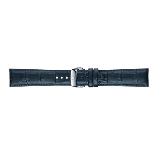 Tissot 21 mm Leather Dark Blue T852.041.857