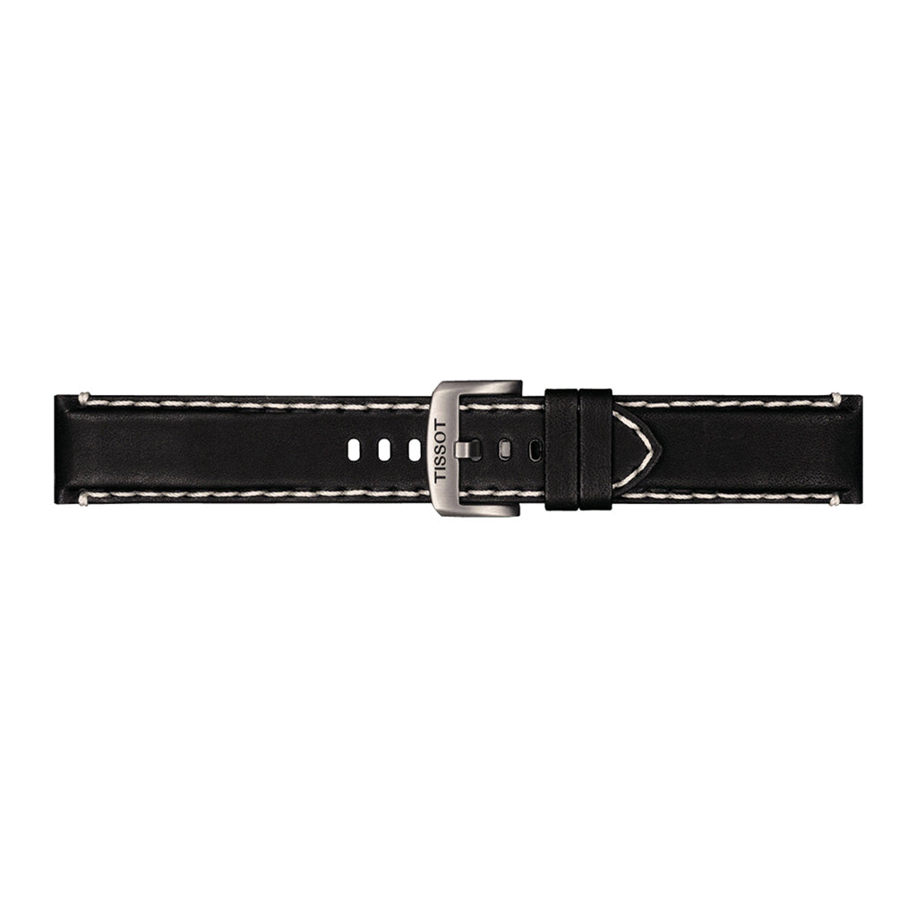 Tissot 22 mm Leather Black T852.044.982