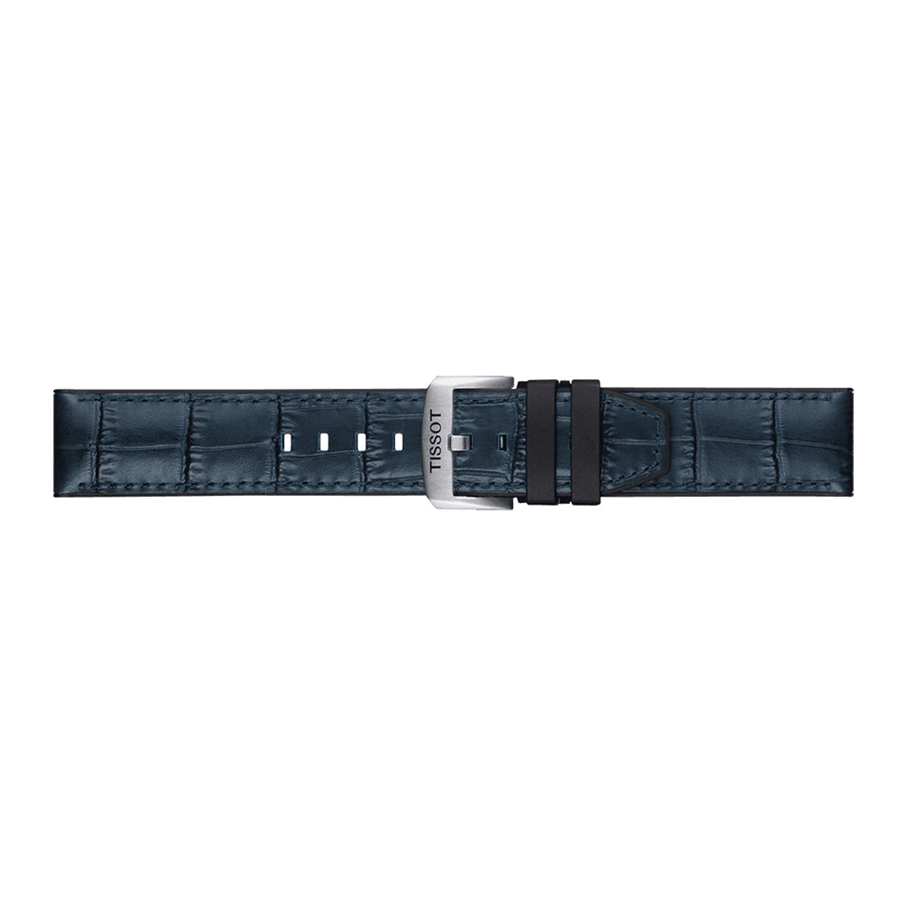 Tissot 22 mm Leather Dark Blue T852.046.765