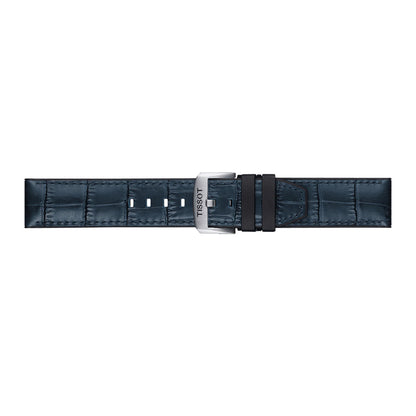 Tissot 22 mm Leather Dark Blue T852.046.765