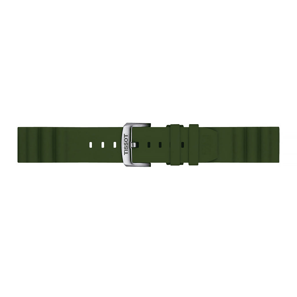 Tissot 22 mm Silicone Khaki T852.047.177