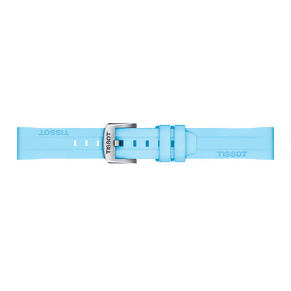 Tissot 18 mm Silicone Light Blue T852.047.450