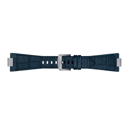 Original Tissot PRX 40MM Lederarmband Dunkelblau T852.047.701