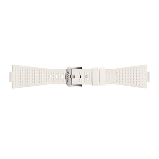 Original Tissot PRX 40MM Kautschukarmband Weiß T852.048.463