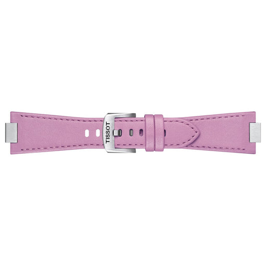 Original Tissot PRX Lederarmband Pink T852049546