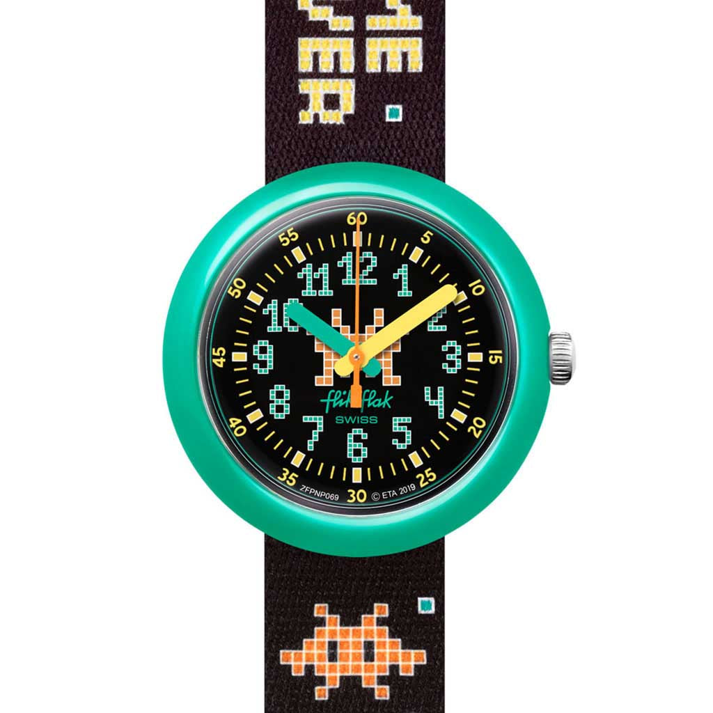 Flik Flak Kinderuhr Time Invader ZFPNP069