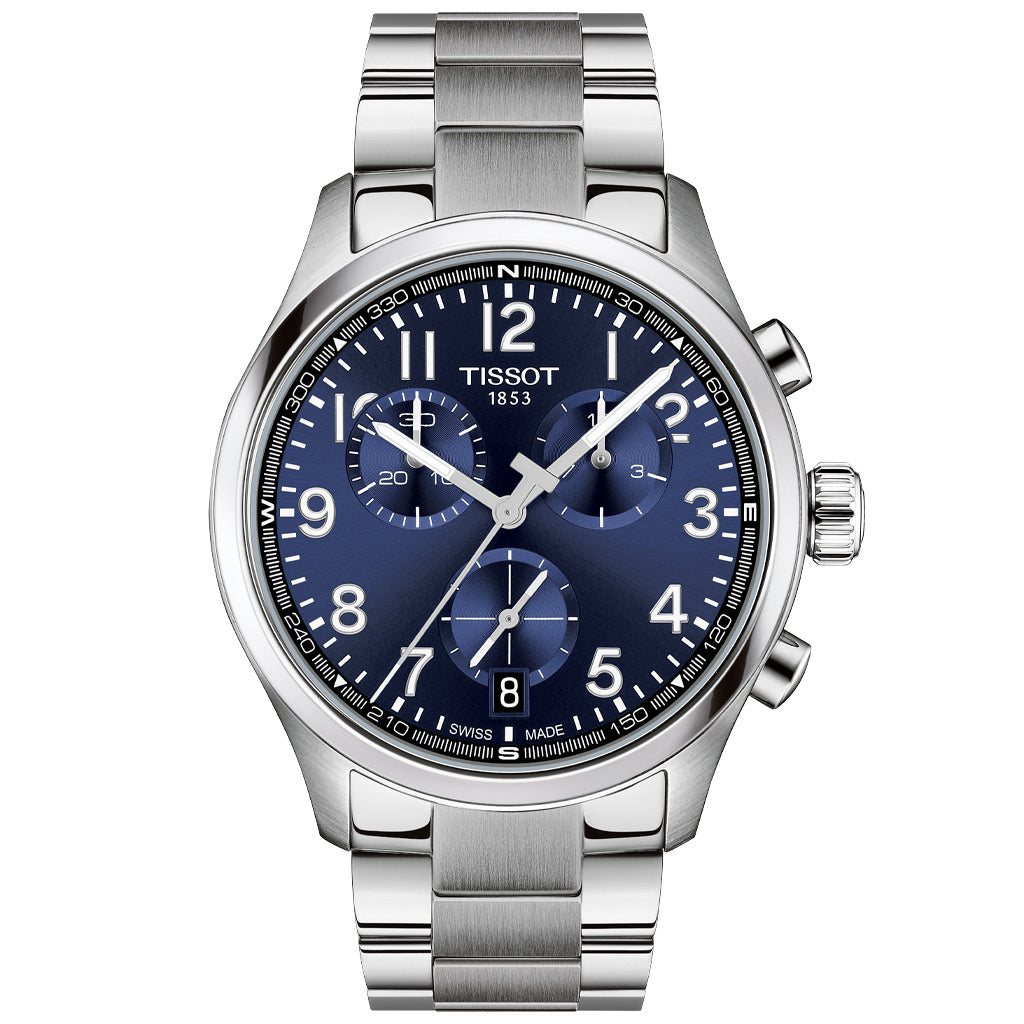Tissot Chrono L Classic 42 mm Steel Blue T116.417.11.042.00