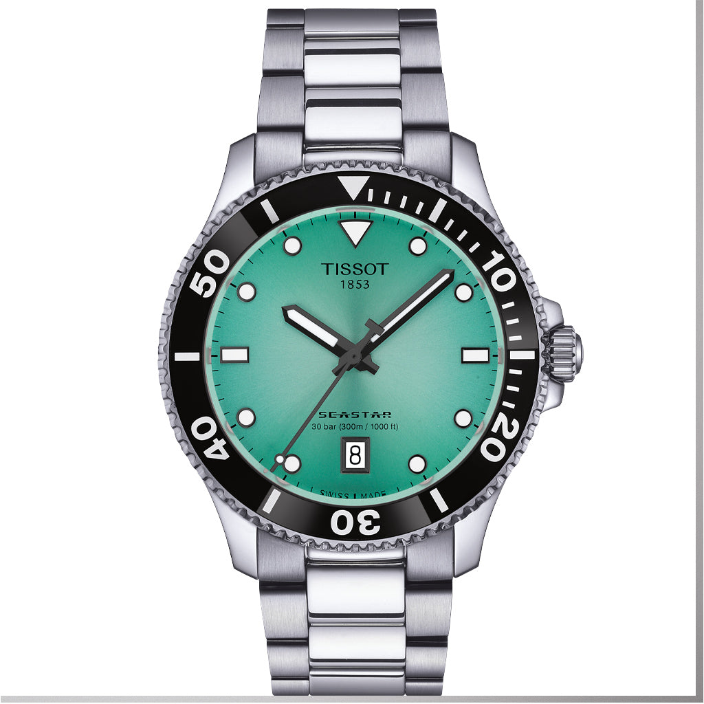 Tissot T-Sport Seastar 1000 40 mm Türkis T120.410.11.091.00 – Ansicht 2