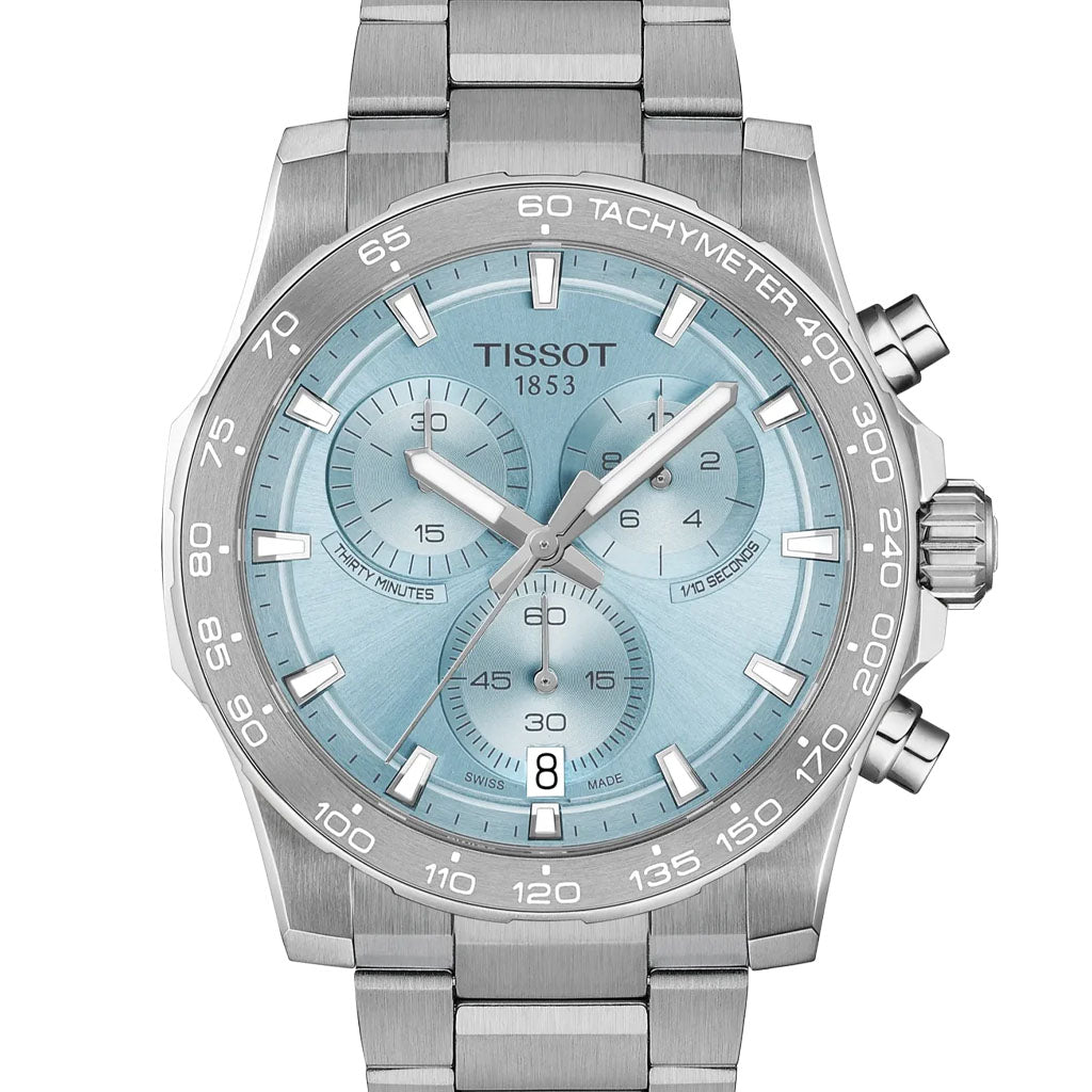 Tissot Supersport Chrono 42 MM Light-Blue Metal