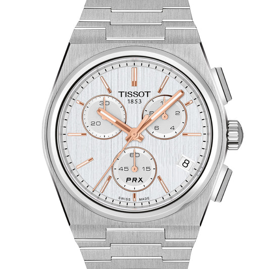 PR 100 41MM Chrono Silver Metal (End-of-life model)