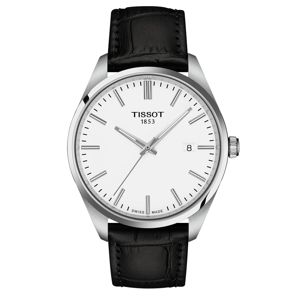 PR 100 40MM White Leather Black