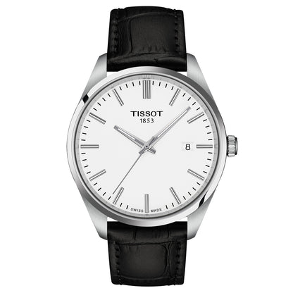 PR 100 40MM White Leather Black