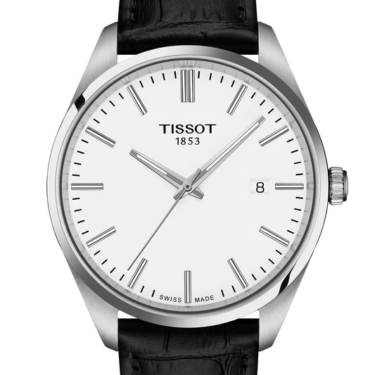 PR 100 40MM White Leather Black