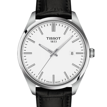 PR 100 40MM White Leather Black