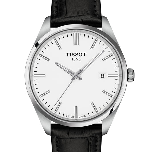 PR 100 40MM White Leather Black