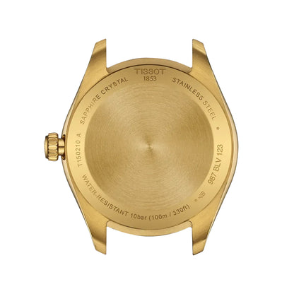 PR 100 40MM Gold Leather Brown