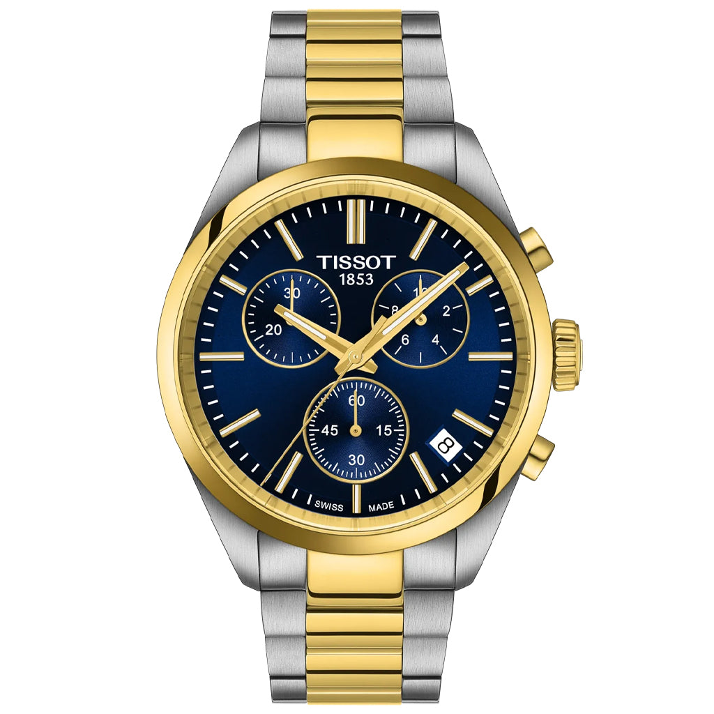 Tissot Classic PR 100 Chronograph Bicolor Blue T1504172204100 – Ansicht 2