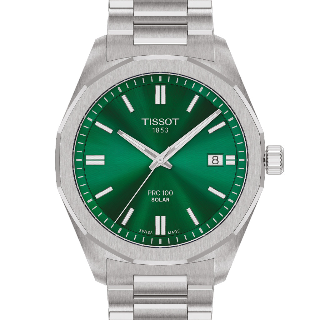 Tissot PRC 100 Solar 39 mm Quarz Green T1514221109100