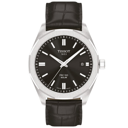 Tissot PRC 100 Solar 39mm Silver Black
