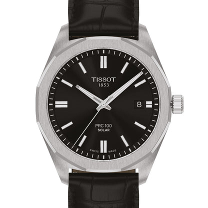 Tissot PRC 100 Solar 39mm Silver Black