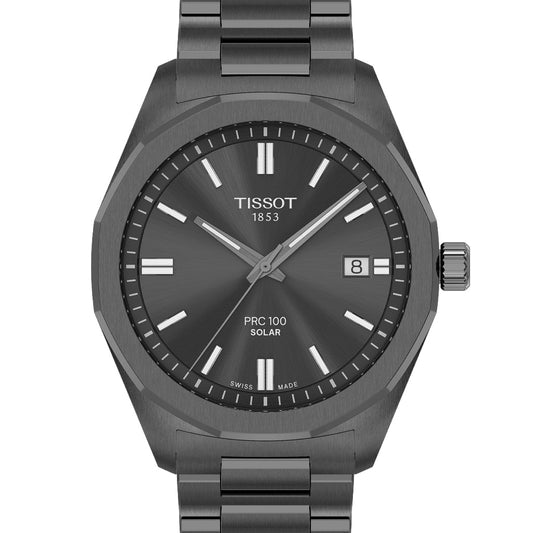 Tissot PRC 100 Solar 39 mm Anthrazit T151422306100