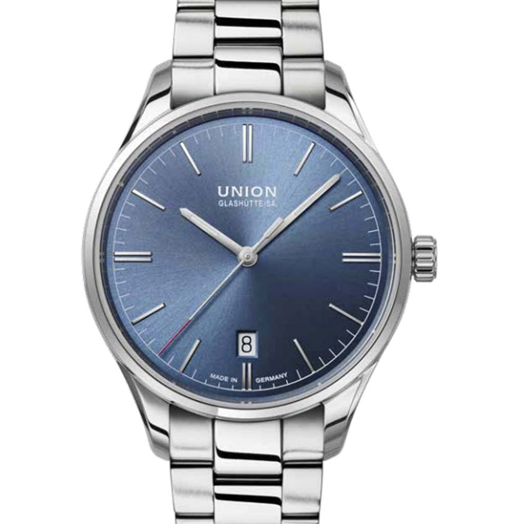 Union Glashütte VIro Blau Stahlband