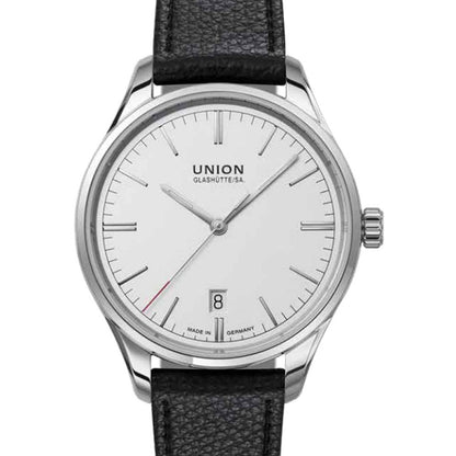 Union Glashütte Viro Datum Weiss Lederband